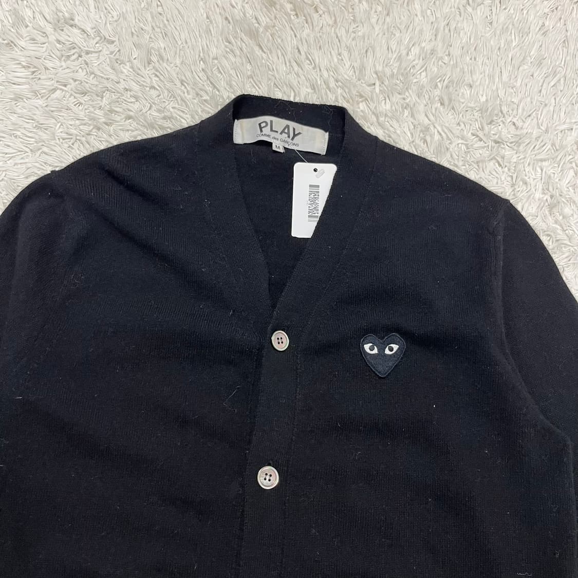 Comme des Garçons black knit cardigan 상품이미지5