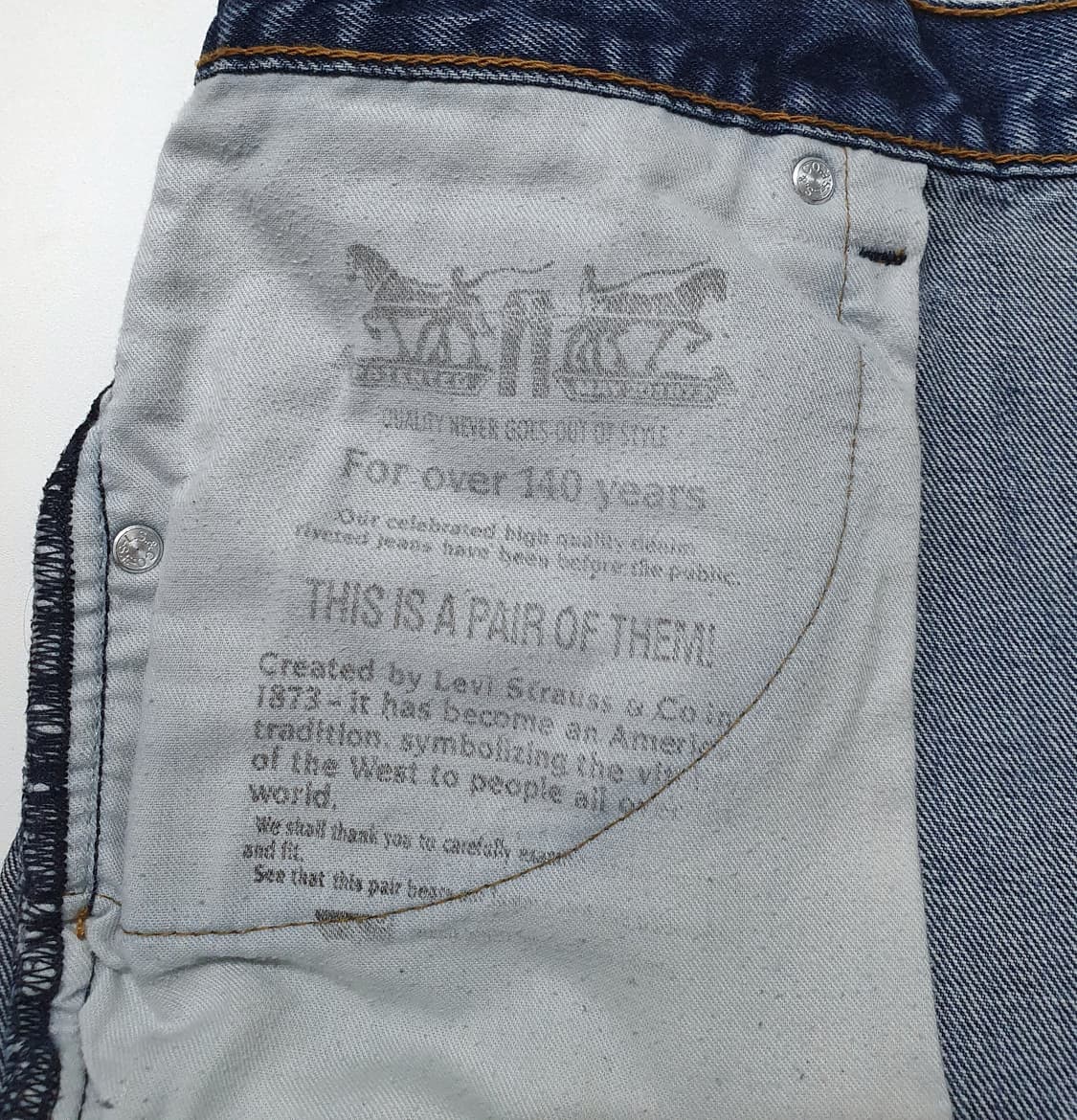 리바이스 517 부츠컷 블랭크탭 34 (32~33) 상품이미지7