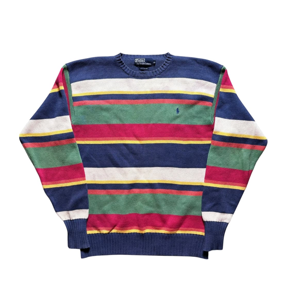 폴로 무지개 니트 상품이미지1