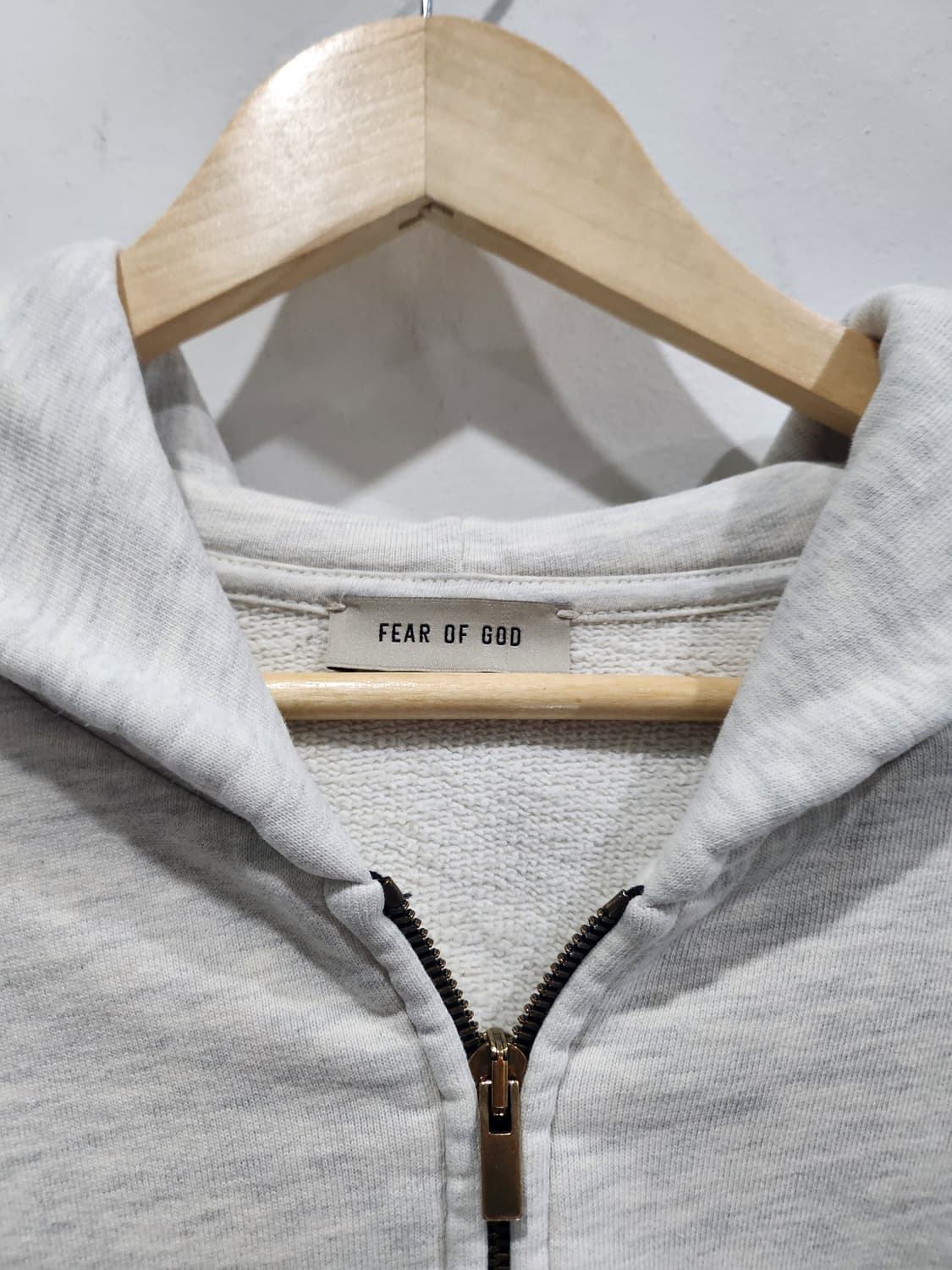 Fear of God 회색 후드집업 M 국내 매장판 상품이미지3