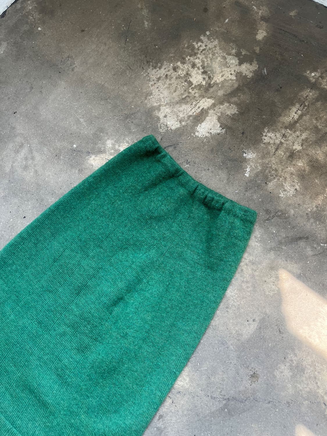 Vintage 그린컬러 니트 스커트  상품이미지4