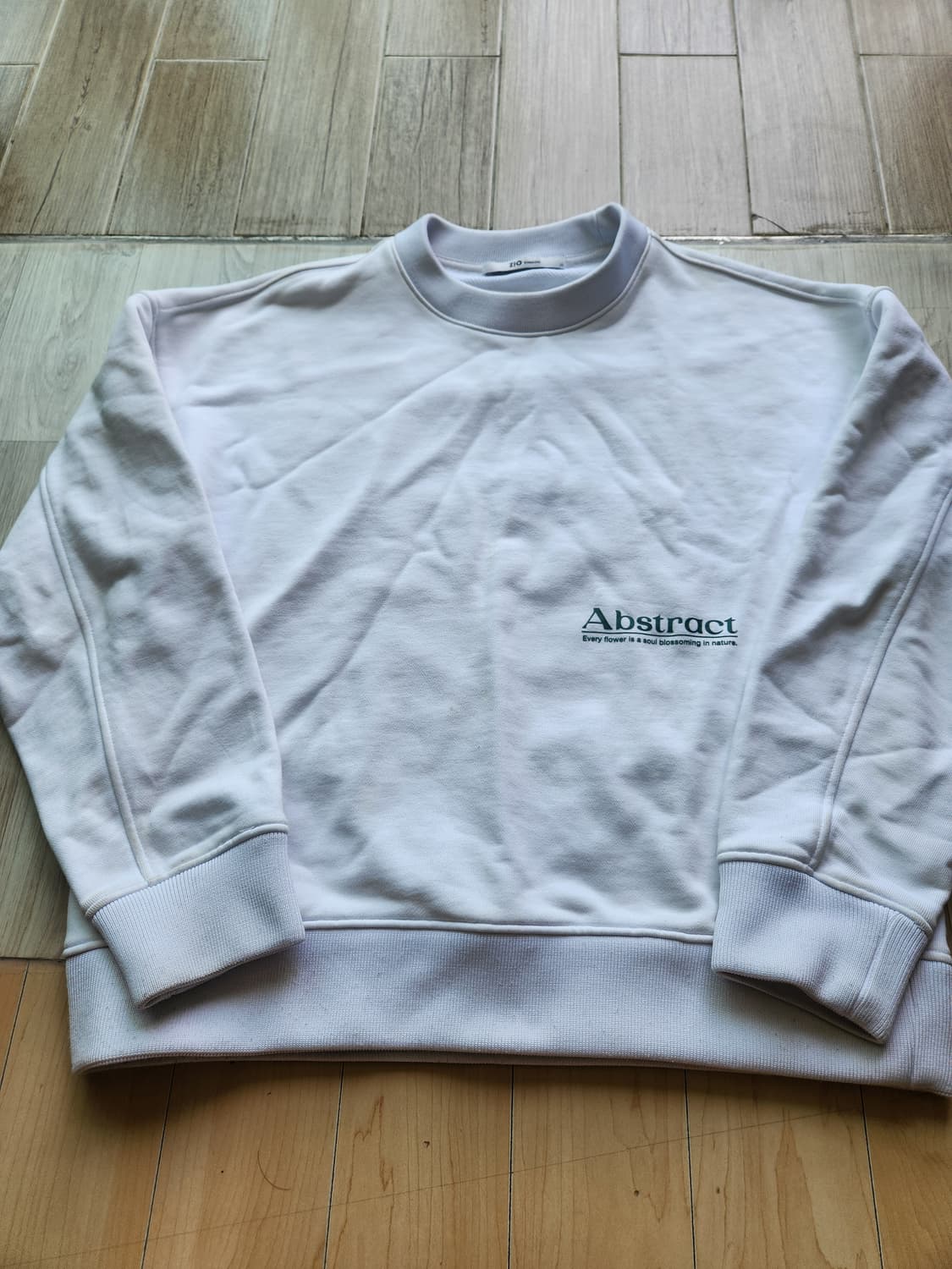 21fw 지오송지오 플라워 아트웍 프린팅 오버핏 맨투맨 95 상품이미지1