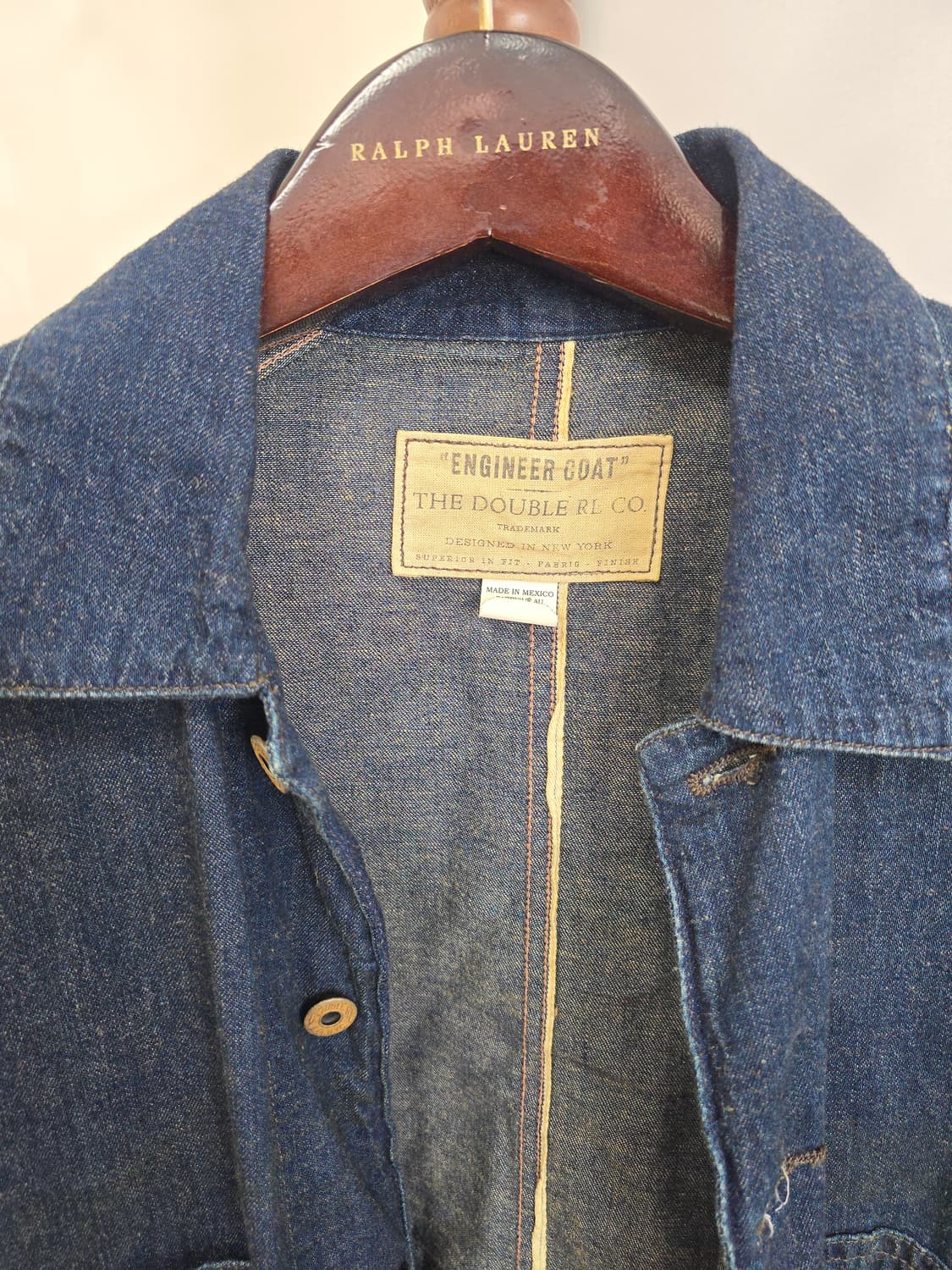 더블RL 엔지니어 코트  (Indigo Denim), M사이즈 상품이미지2