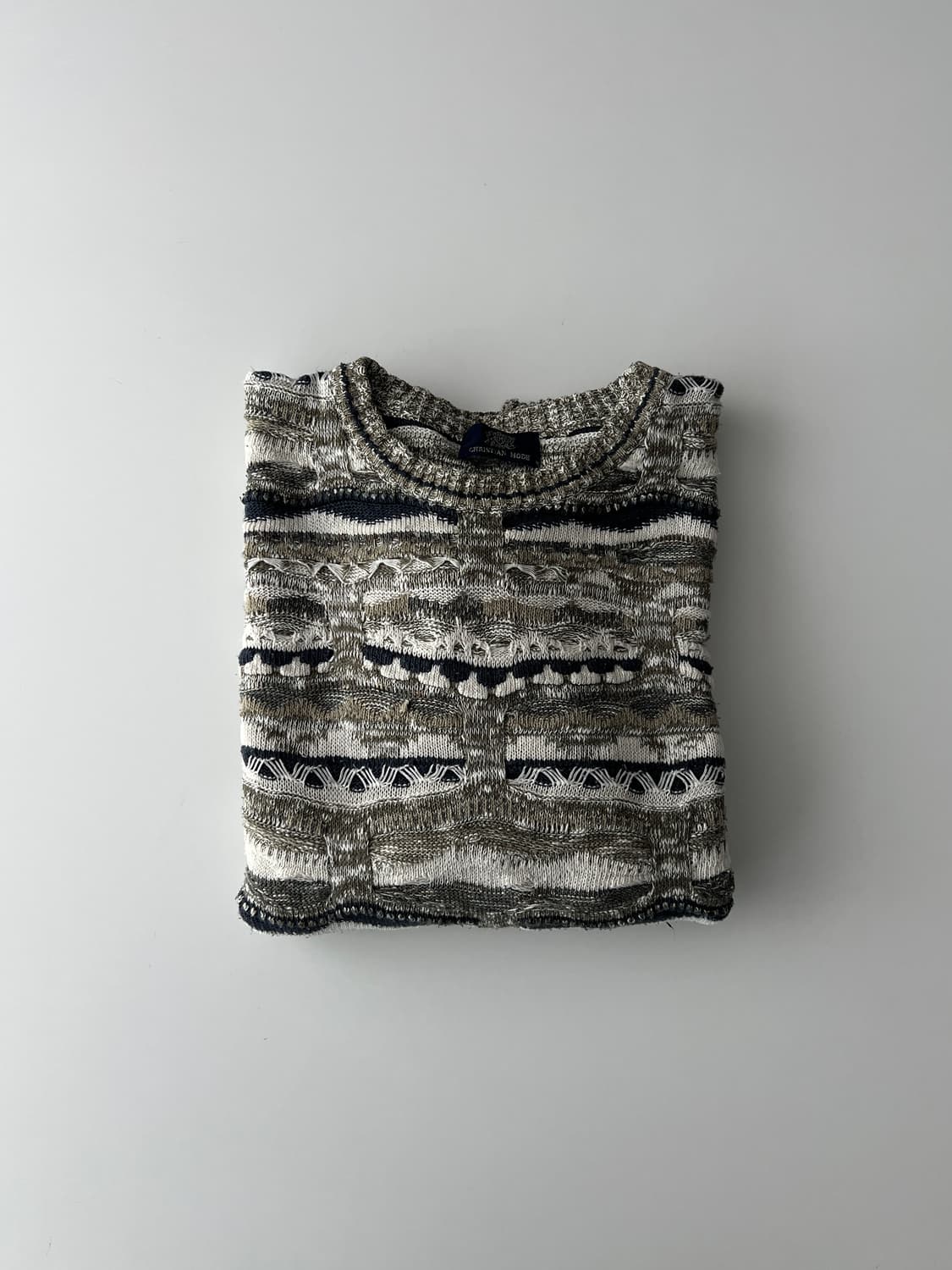 90s 크리스찬 모드 빈티지 케이블 니트 상품이미지1