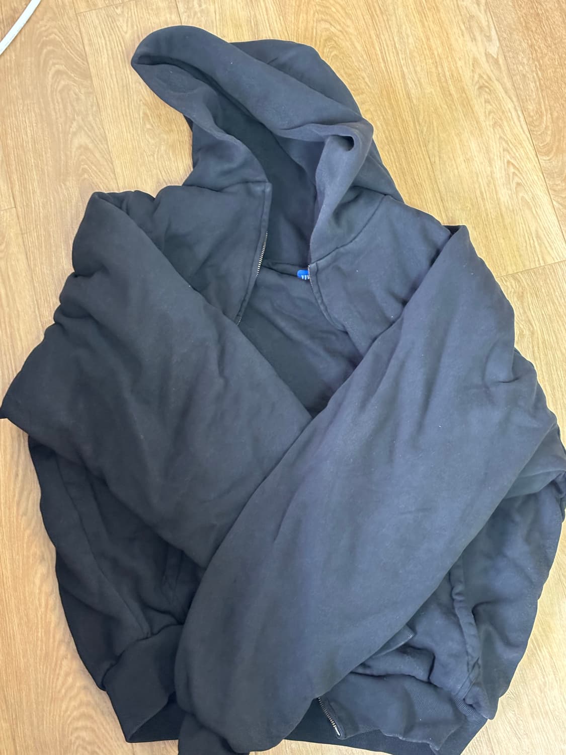 (M) 이지갭 후드집업 블랙 상품이미지1