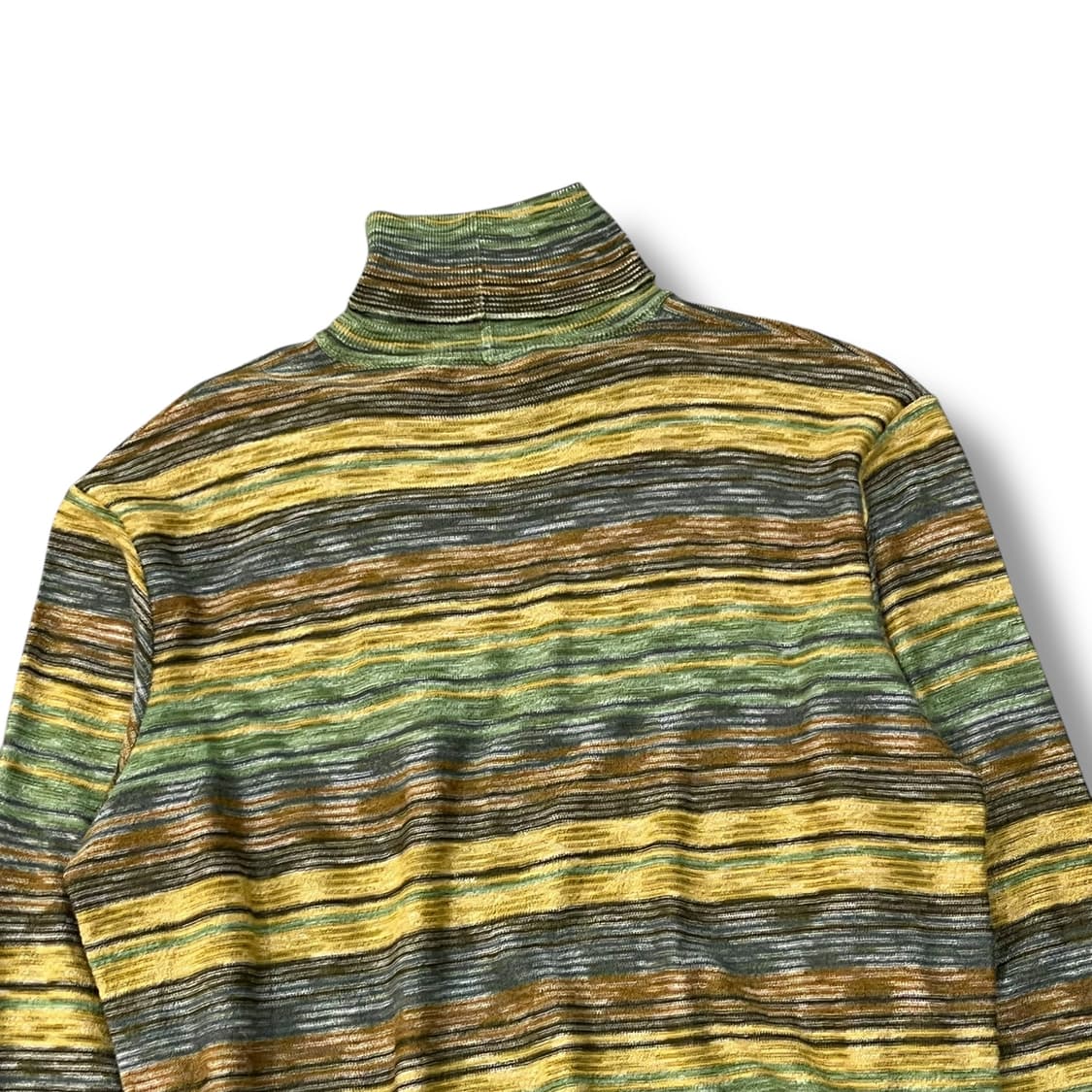  미쏘니 스포츠 스트라이프 터틀넥 니트 y14206 상품이미지5