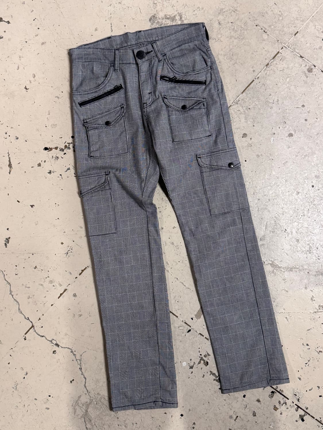 Lee 리 멀티포켓 신치백 체크 카고팬츠  상품이미지5