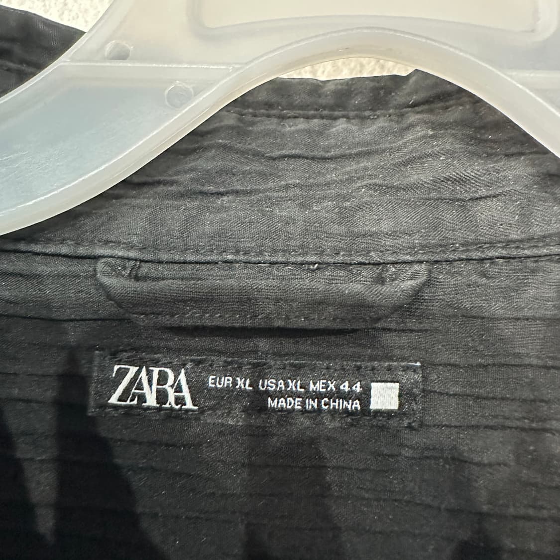 자라 오버핏 주름 셔츠 XL 상품이미지3