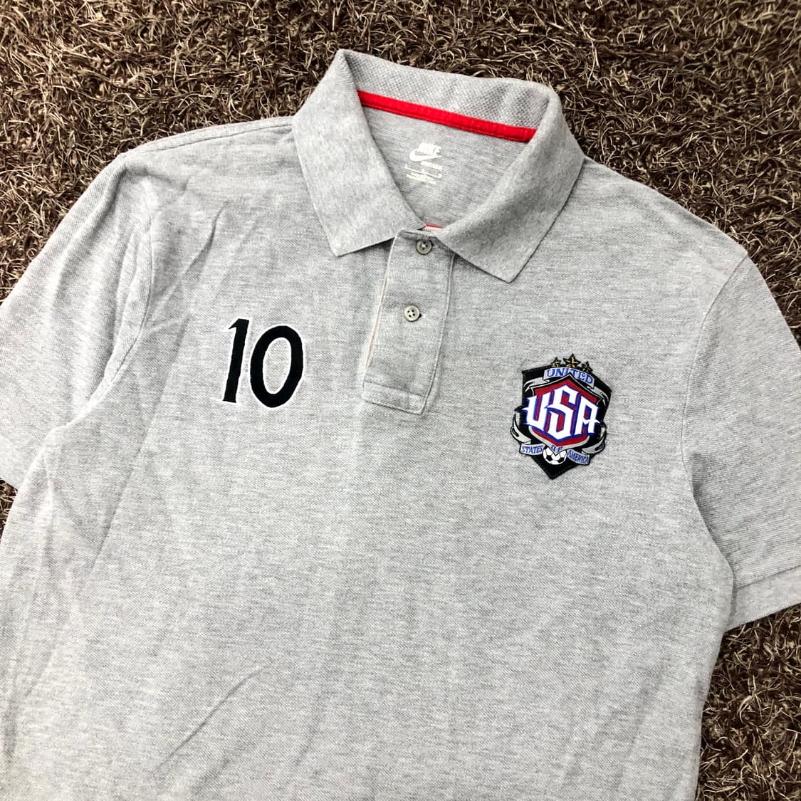  L 나이키 USA 10 카라 반팔 티셔츠 상품이미지2