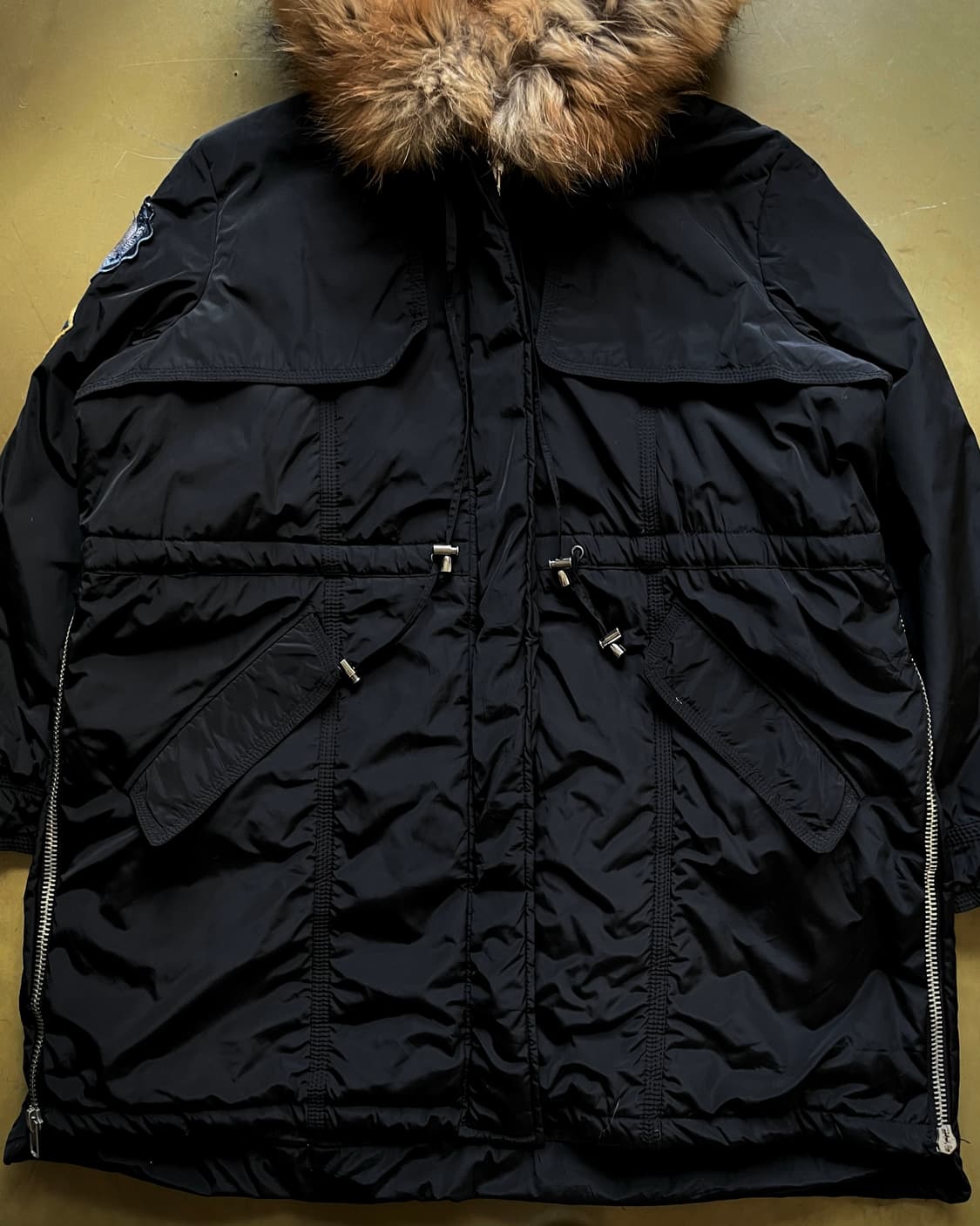 J.S New York Big Raccoon Fur Hood Parka 상품이미지5