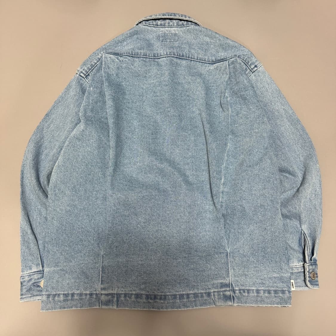 오베이(OBEY) 라이트블루컬러 코튼 유틸리티 포켓 데님 자켓 상품이미지7