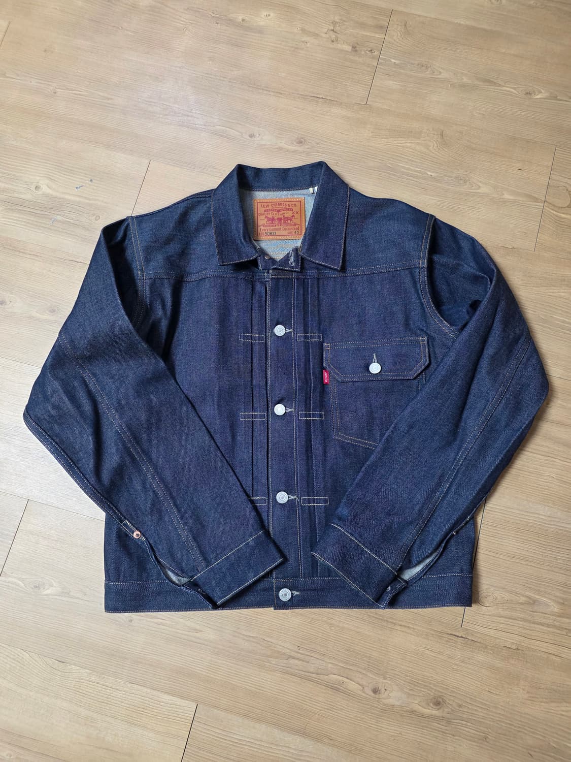 LVC 리지드데님 세트(자켓M + 하의W32L34)팝니다. 새상품급 상품이미지3