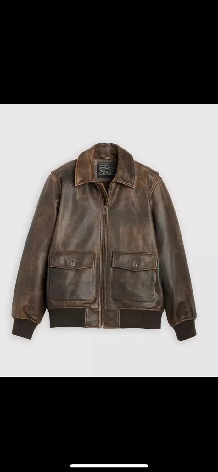 리바이스 레더A-2자켓 S,Clayton Leather Aviator 상품이미지6