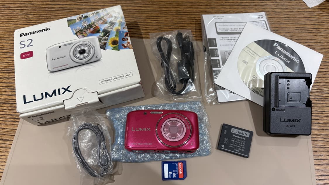 새제품 파나소닉 DMC-S2 핑크 빈티지디카/카메라 상품이미지1