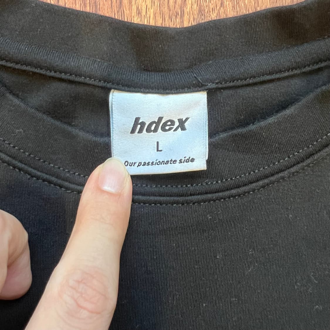[L]HDEX 블랙 롱슬리브 상품이미지3