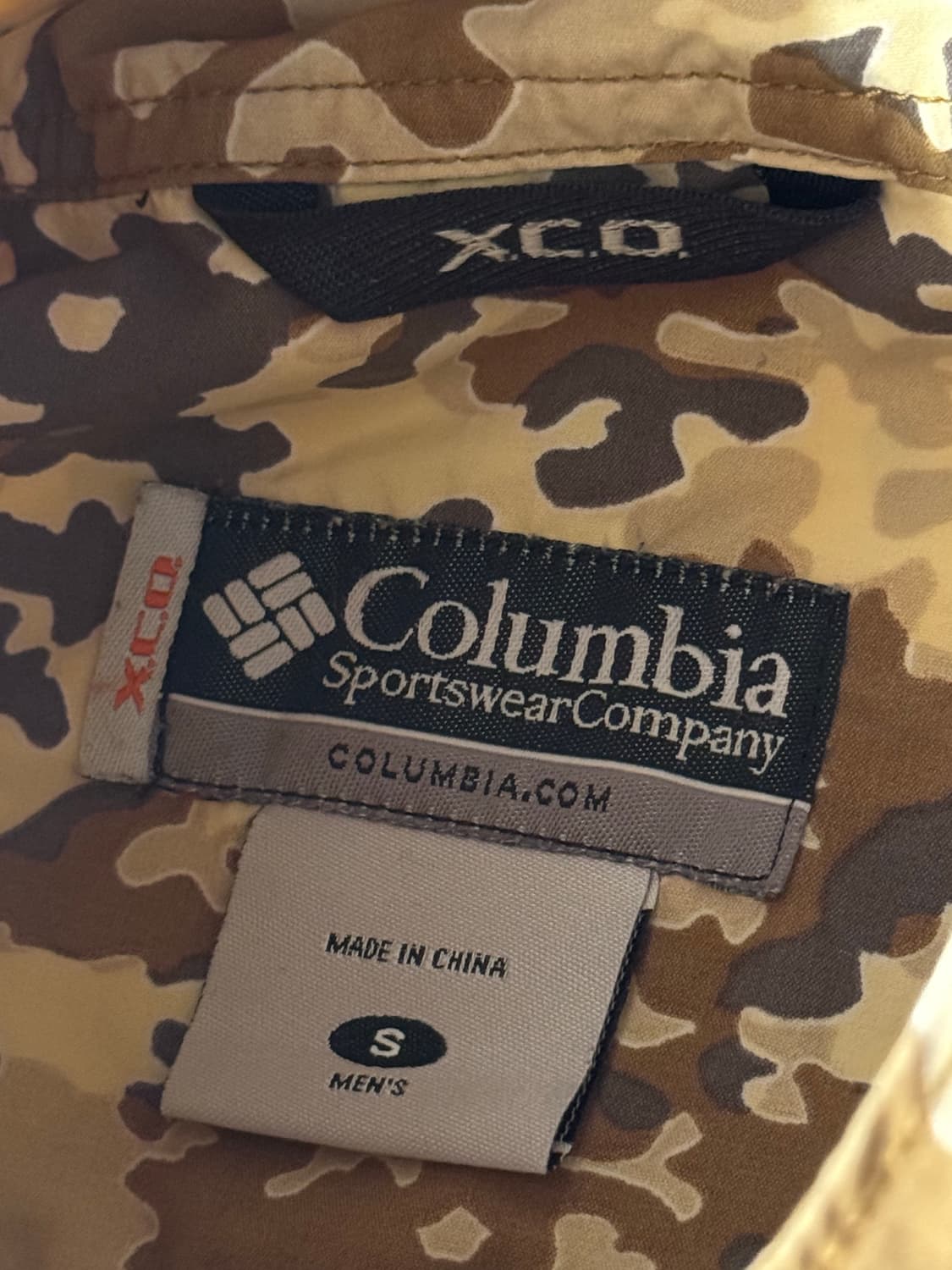 00s 컬럼비아 카모 윈드브레이커 자켓 판매해요 상품이미지3