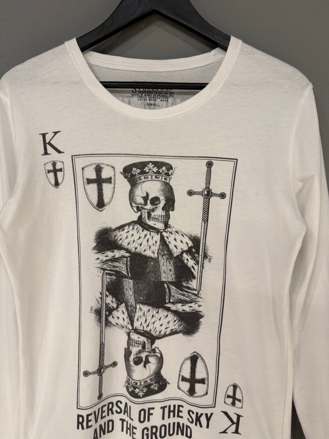 skull printing detail long sleeve 상품이미지6