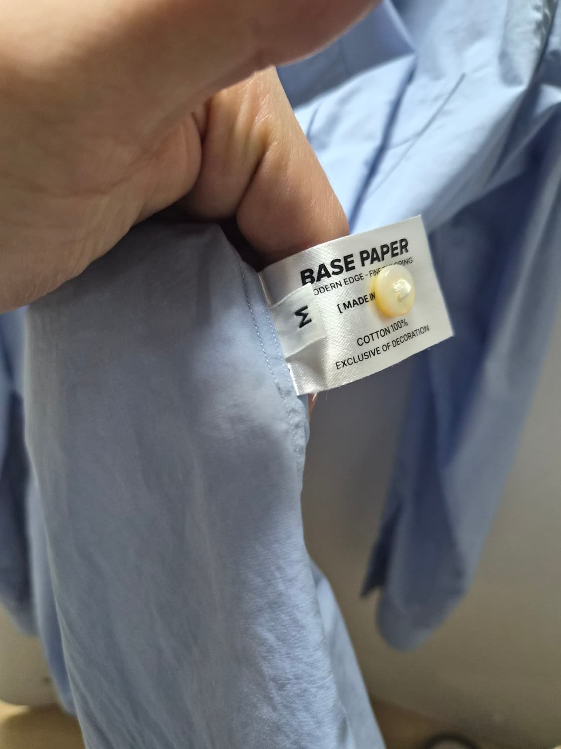 스페이드스페이스 베이스페이퍼 셔츠 상품이미지9