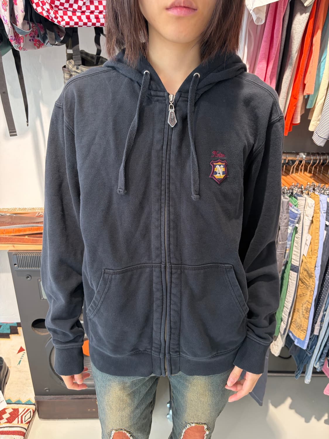 Norton 로고 집업 후드 L 상품이미지1