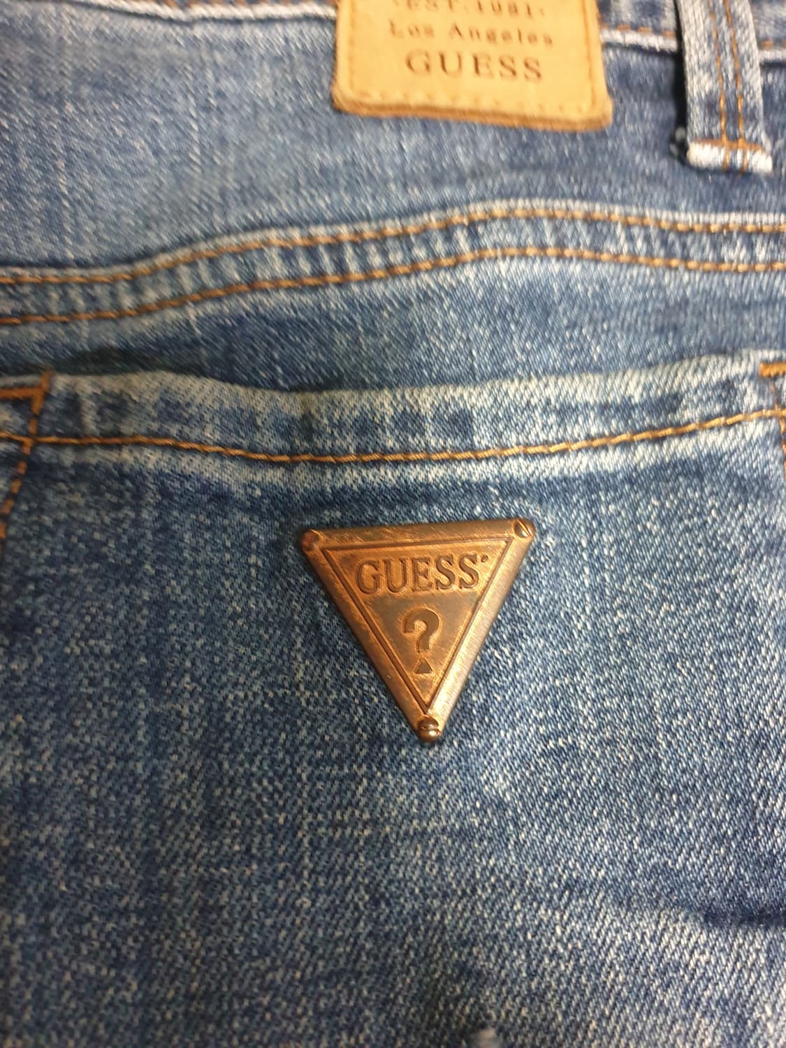 (빈티지) 게스 10s 익스트림 스키니핏 스판 데님팬츠 찢청 (28) 상품이미지4