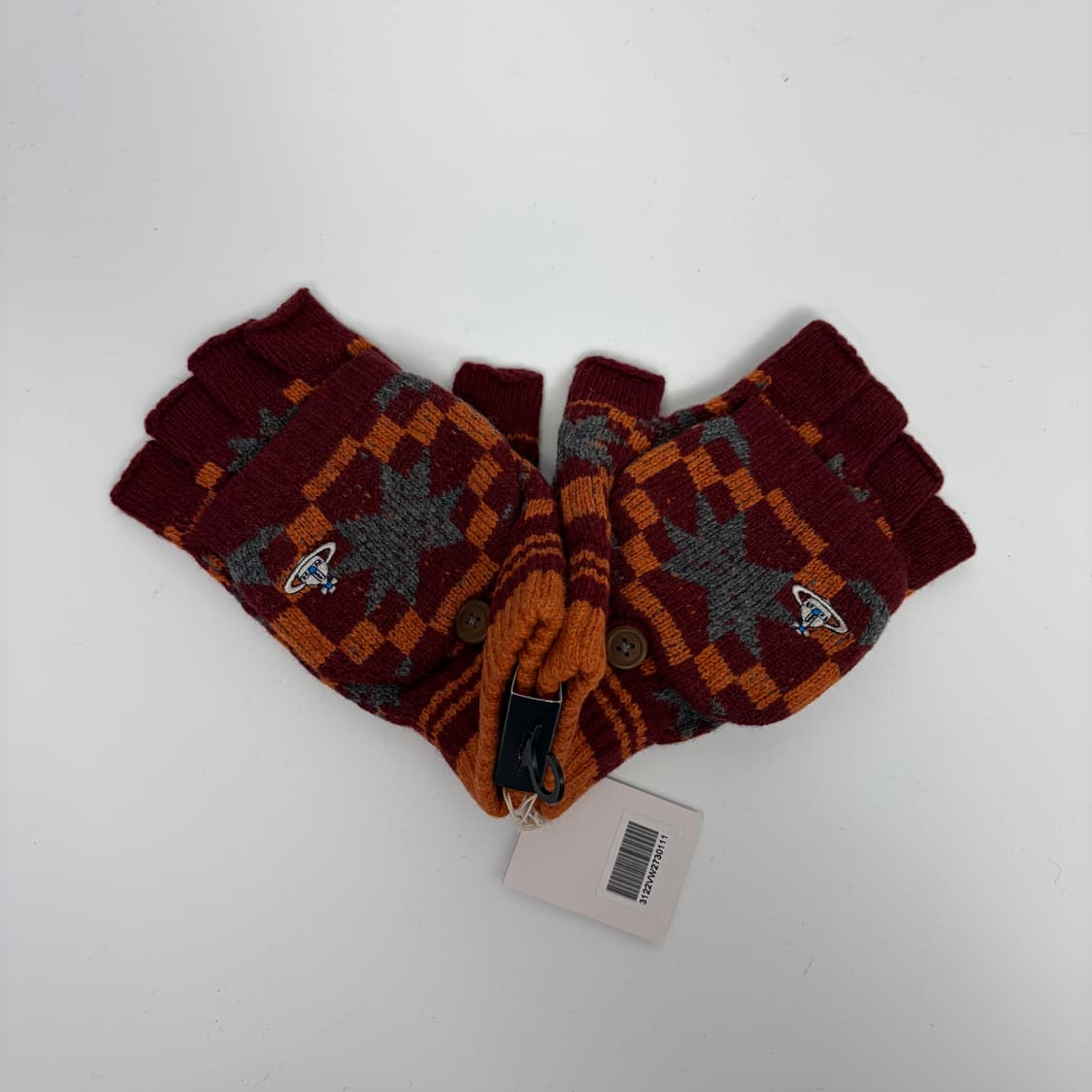 데드스탁 비비안웨스트우드 핑거리스 워머 장갑 상품이미지2