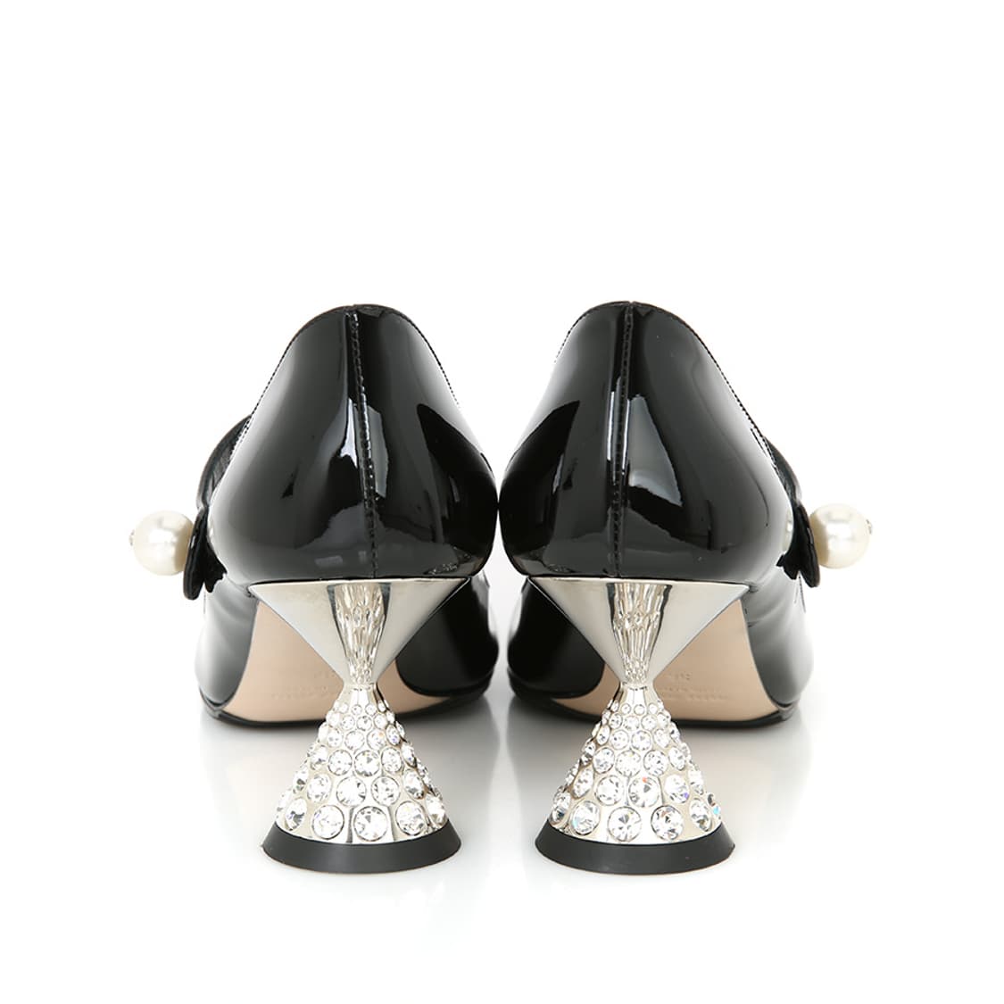 미우미우 구두 블랙 페이던트 펌프스 메리제인 슬링백 5I667D 상품이미지6