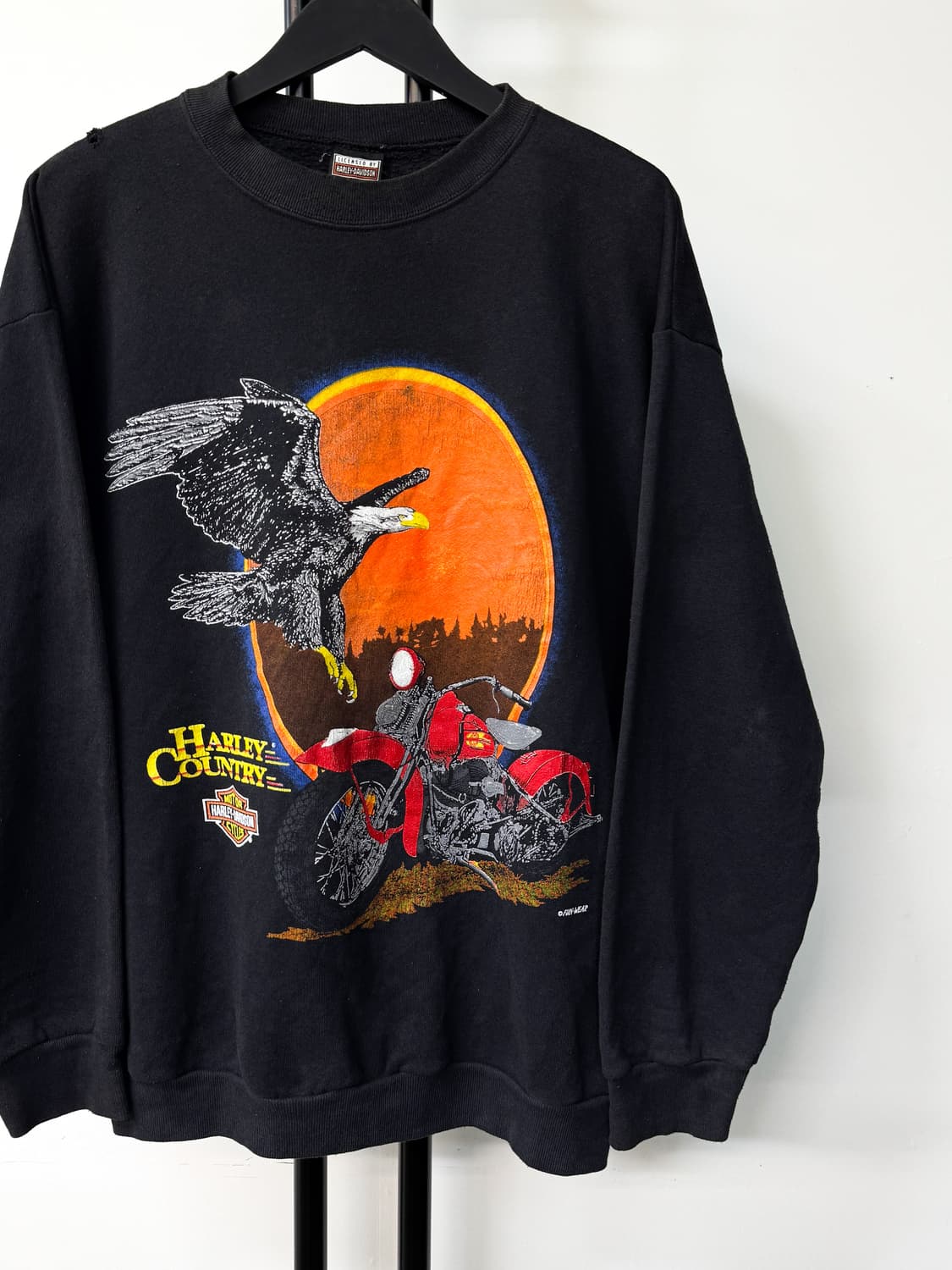 할리 데이비슨 90‘s 할리 데이비슨 크루넥 상품이미지2