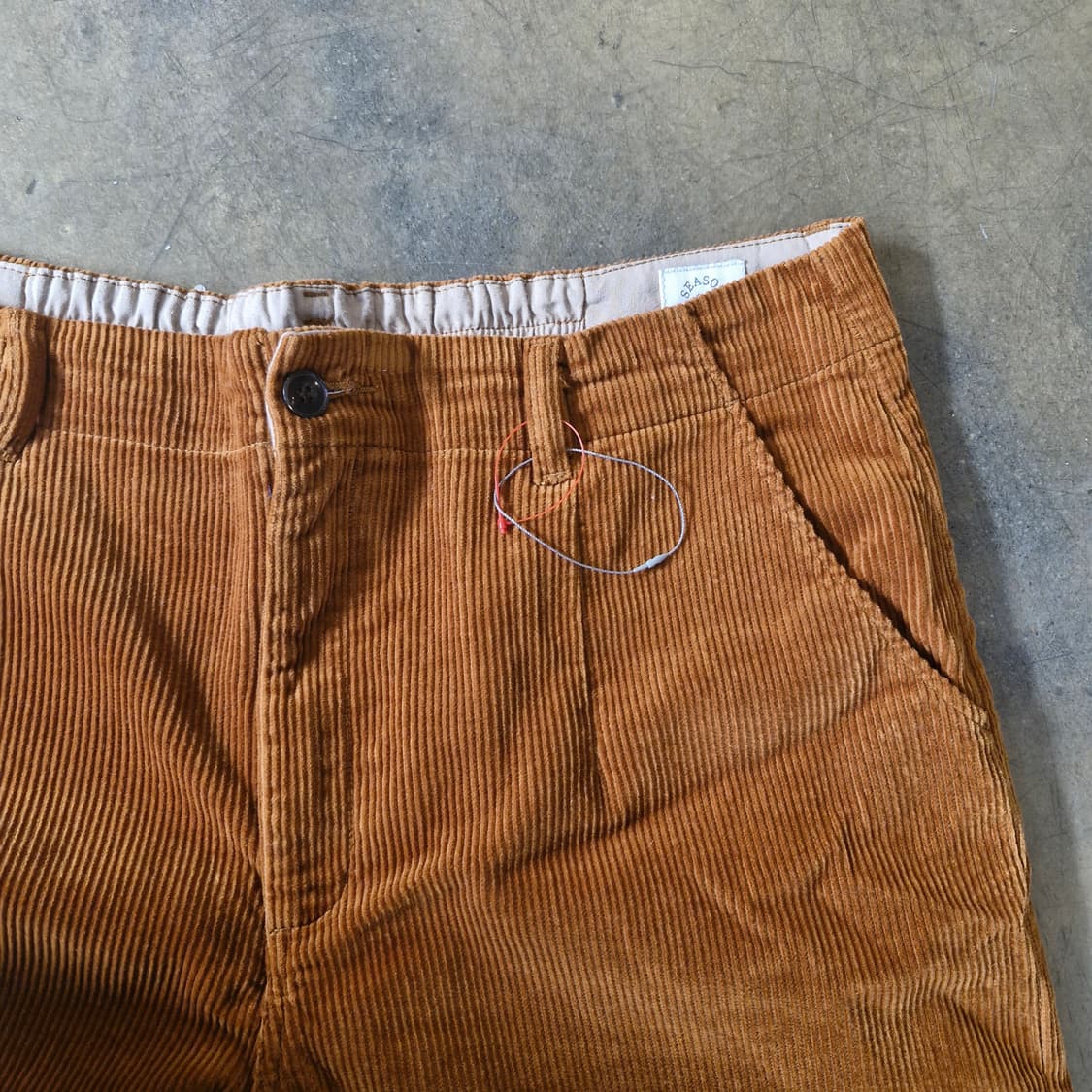 시즌 리즌 코듀로이 와이드 팬츠 36~38인치 상품이미지2