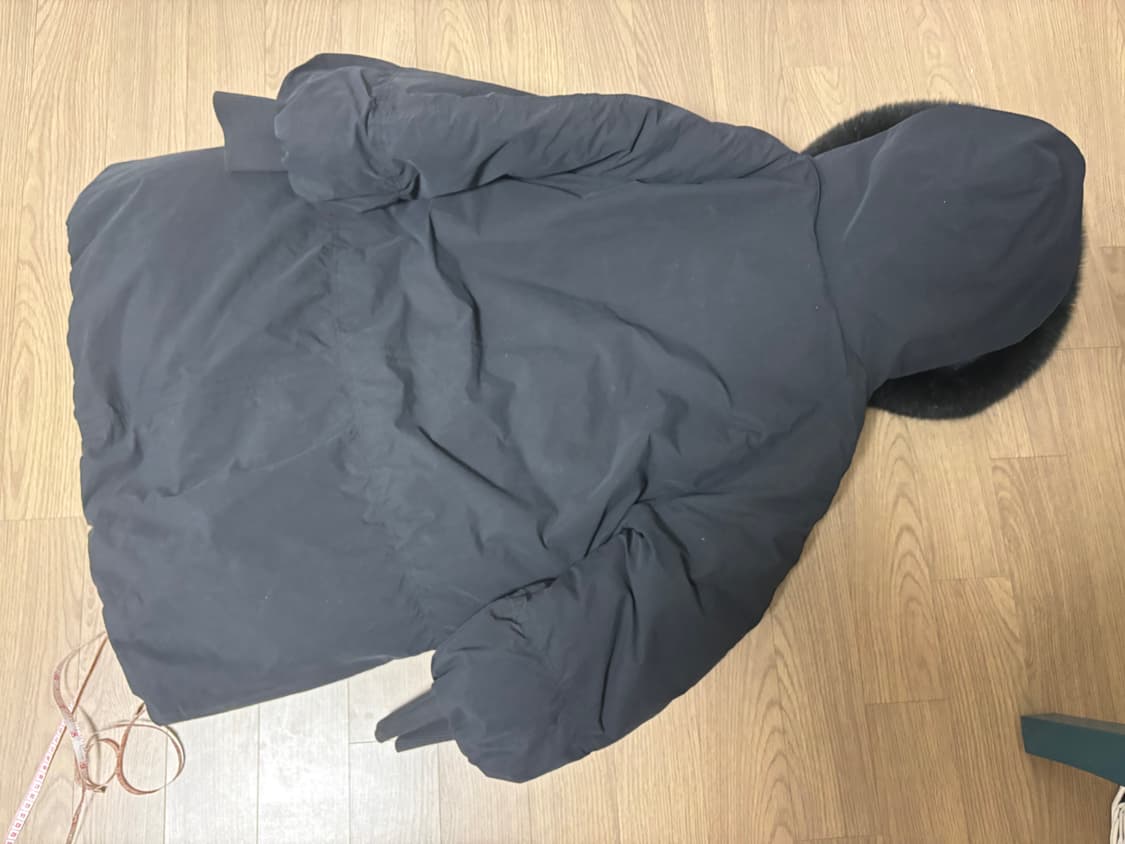 상태최상 지컷 빅사가퍼 야상 롱패딩 55(오버핏 66충분히) 상품이미지4