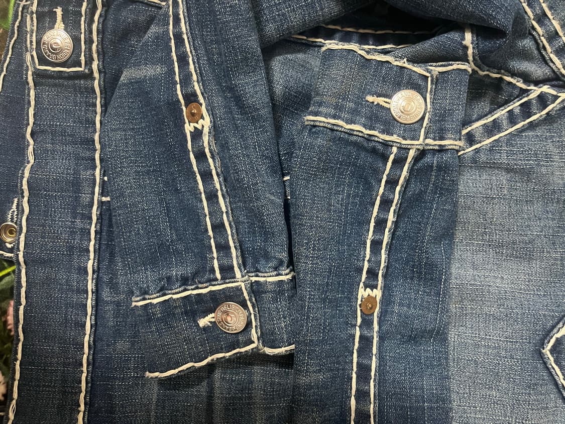 [True Religion] 트루릴리전 청자켓 xs 상품이미지4