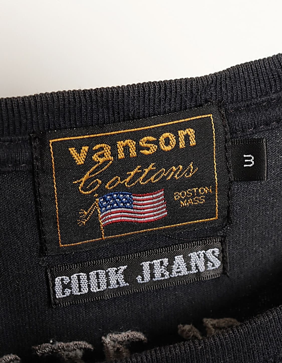 VANSON x COOK JEANS Embro T-Shirts 상품이미지7