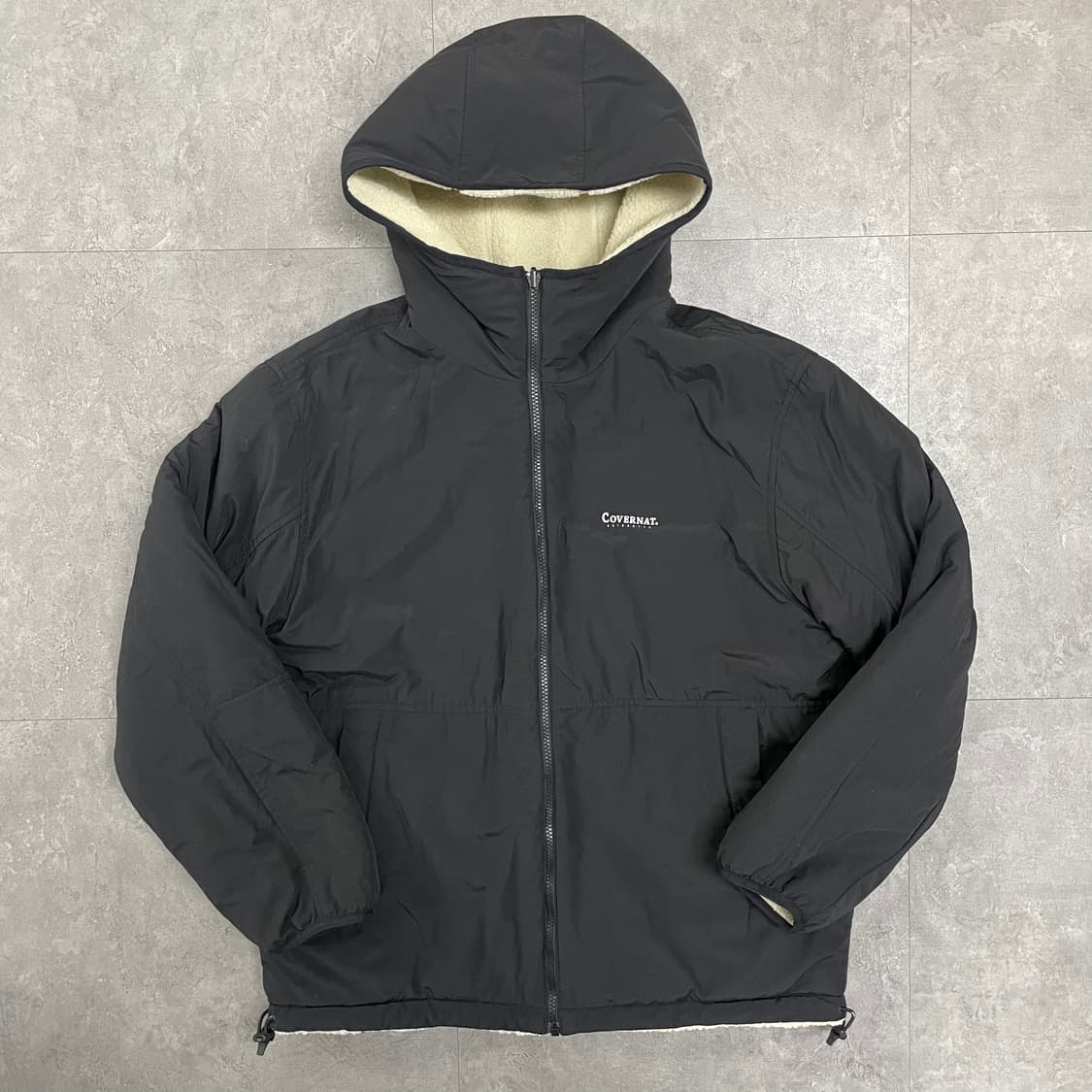 Covernat  양면 뽀글이 집업  상품이미지1