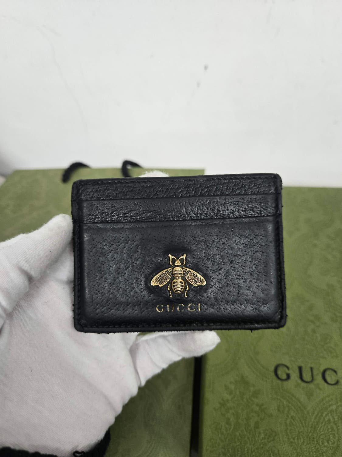 [보증서 정품] 구찌 애니멀 꿀벌 카드지갑 상품이미지3