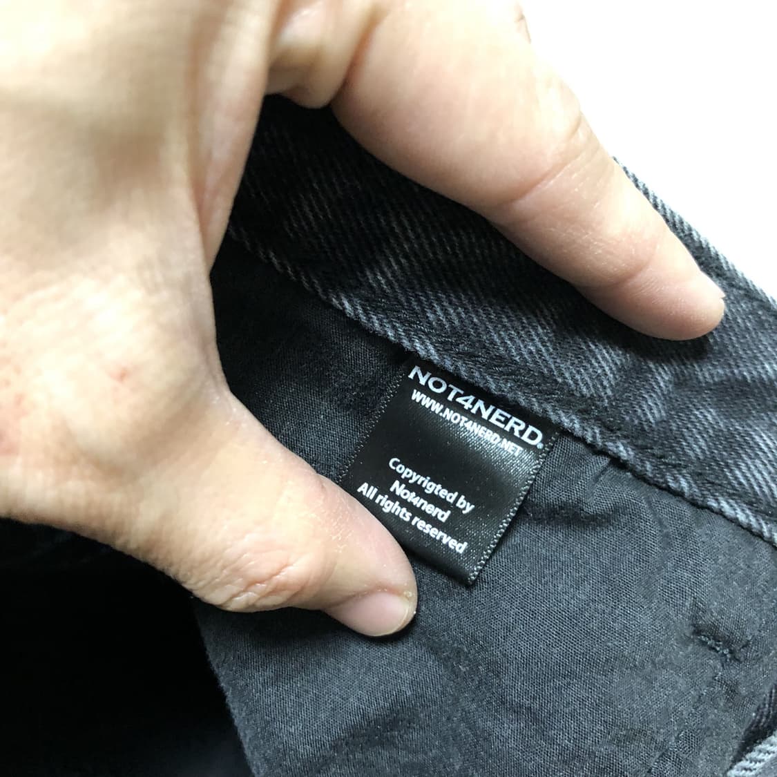 (L) 낫포너드 NOT4NERD 엑스트라 와이드 벌룬 팬츠 블랙  상품이미지6