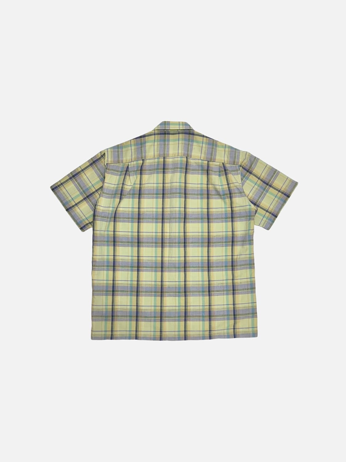 입생로랑 올드스쿨 린넨 혼방 체크 반팔셔츠 상품이미지7