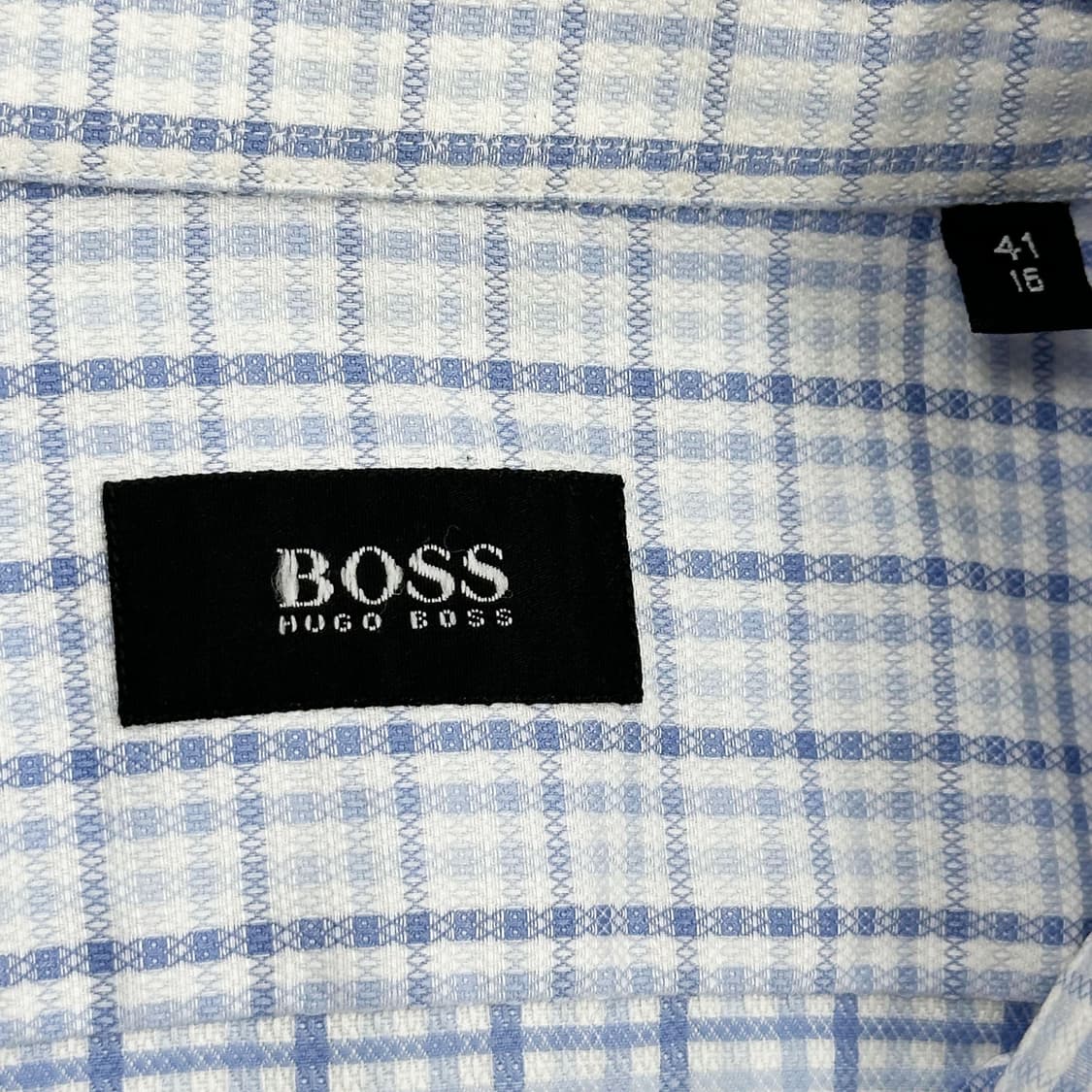 휴고보스 클래식 헤비 체크셔츠 (XL) 상품이미지4