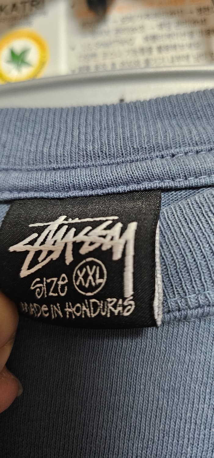 스투시 스컬 윙스 피그먼트 긴팔티셔츠 네이비 상품이미지4