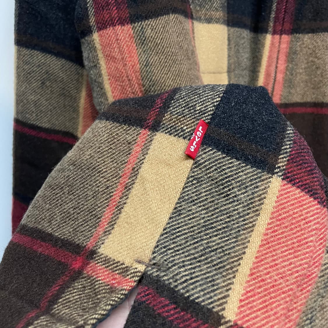 리바이스 체크 울 자켓 상품이미지2