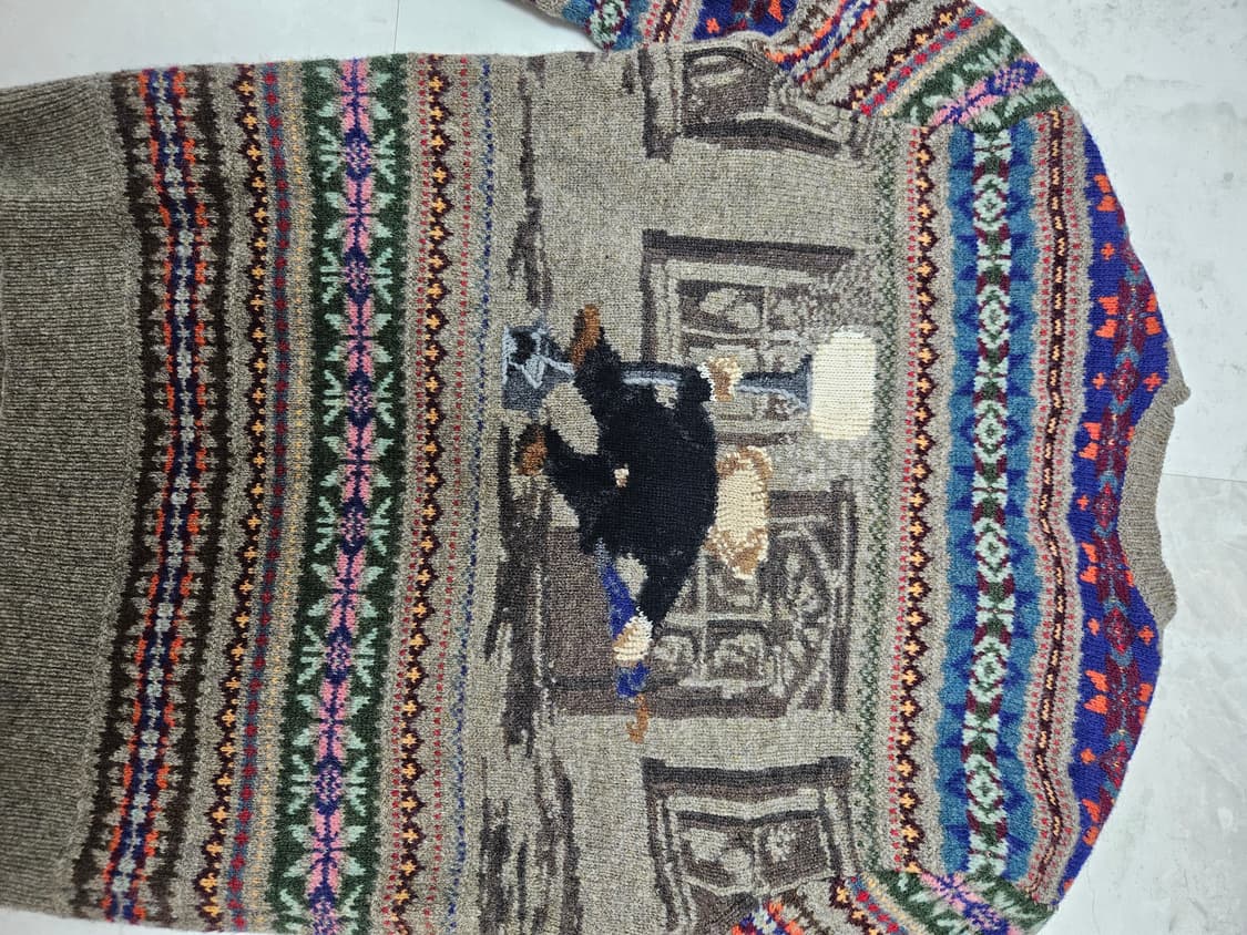 폴로 댄싱 베어 니트 M 상품이미지2