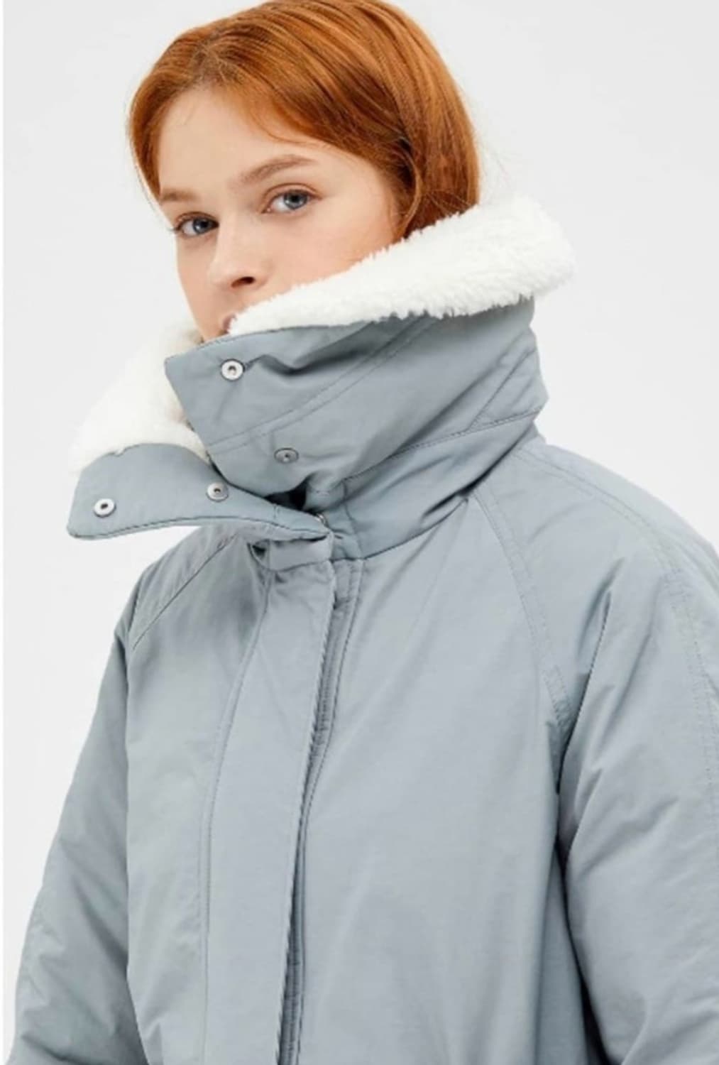 SJSJ 하이넥 퍼 헝가리구스다운 패딩 61사이즈 상품이미지4