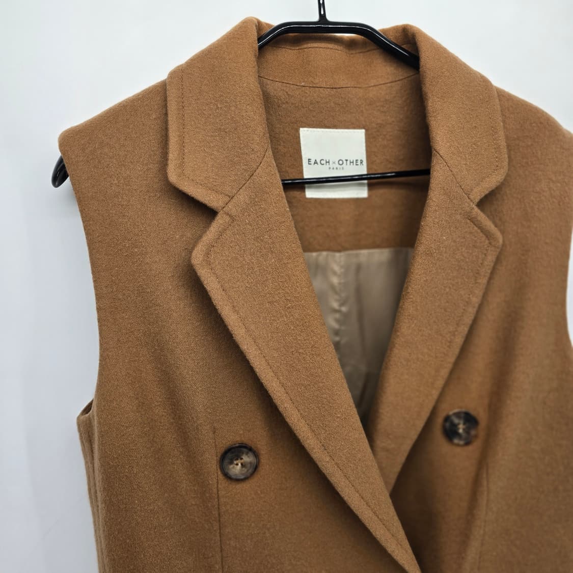 Each & Other Paris 울 롱 베스트 코트 상품이미지3