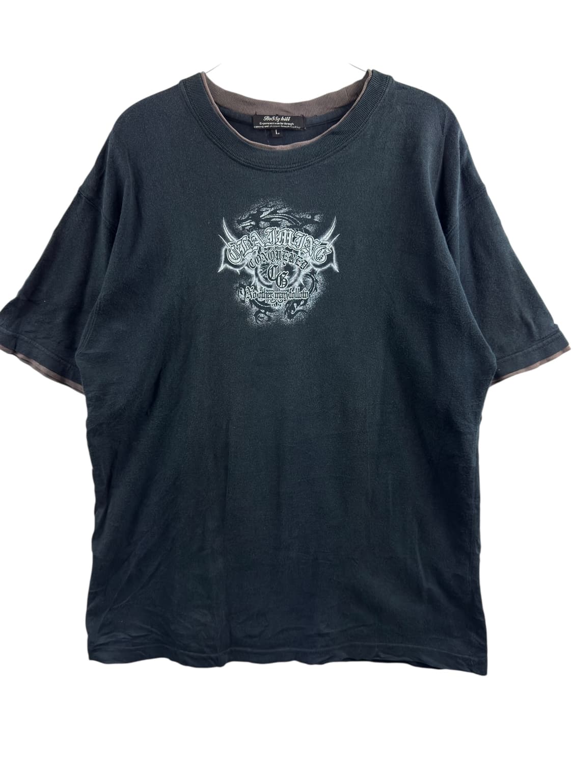 JPN Y2K 프린팅 레터링 슬리브1453 상품이미지2