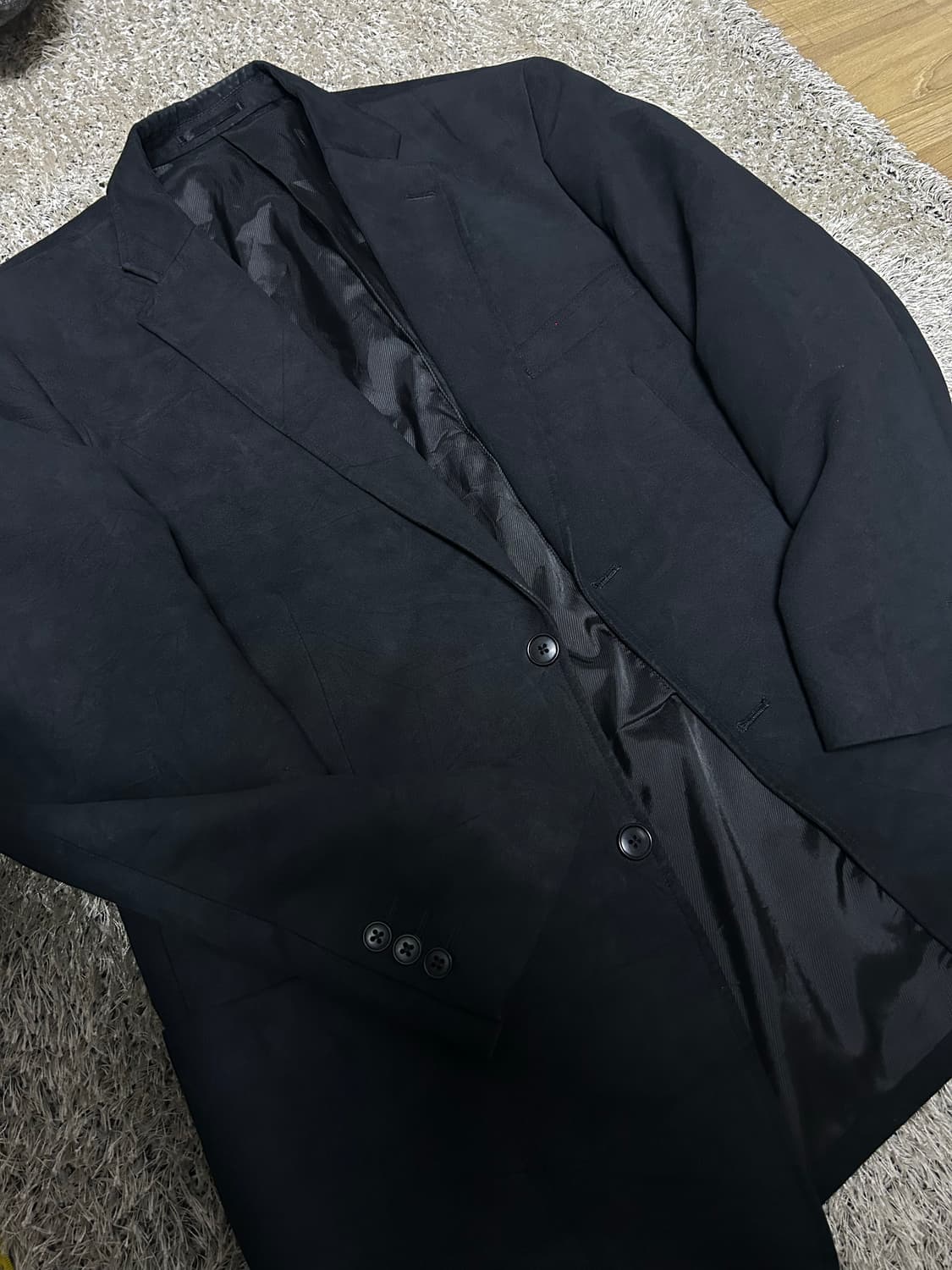 일본판 브리티쉬카키 폴리 블레이저 사이즈 105~110 상품이미지2