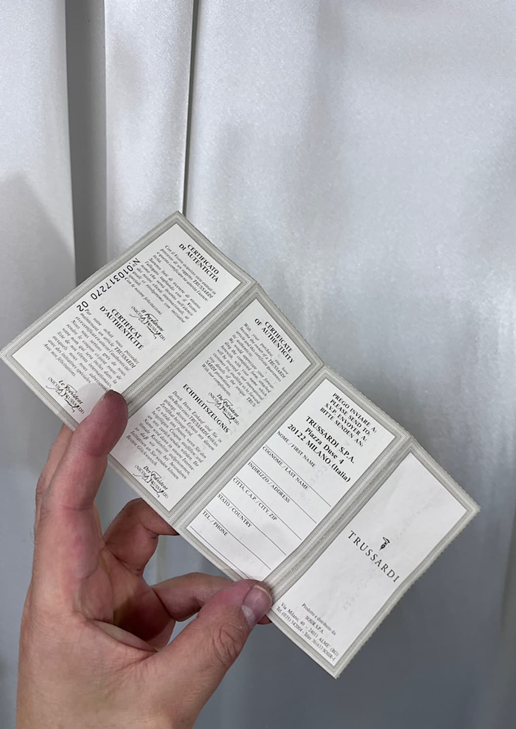 TRUSSARDI leather boston bag 상품이미지9