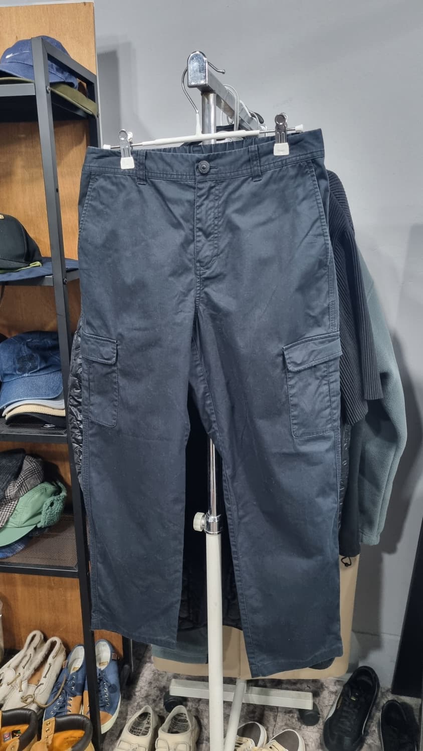 KOLON SPORT 코튼 카고팬츠 차콜 29~30(밴딩바지) 상품이미지1