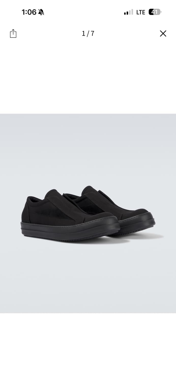 새상품 Rick Owens DRKSHDW Vintage Laceless 상품이미지1