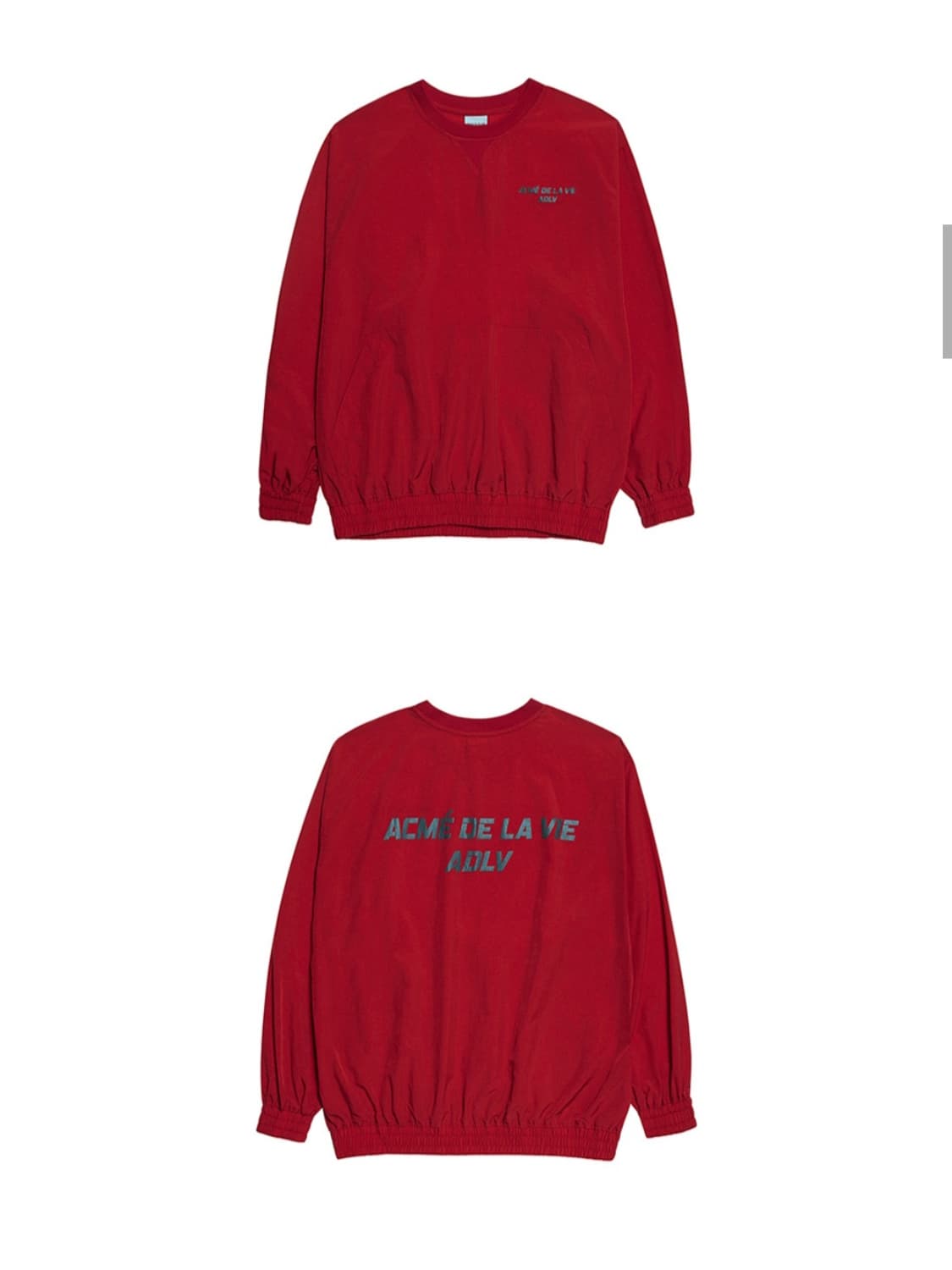 아크메드라비 레드 트레이닝복 셋업 (한정판) 상품이미지3