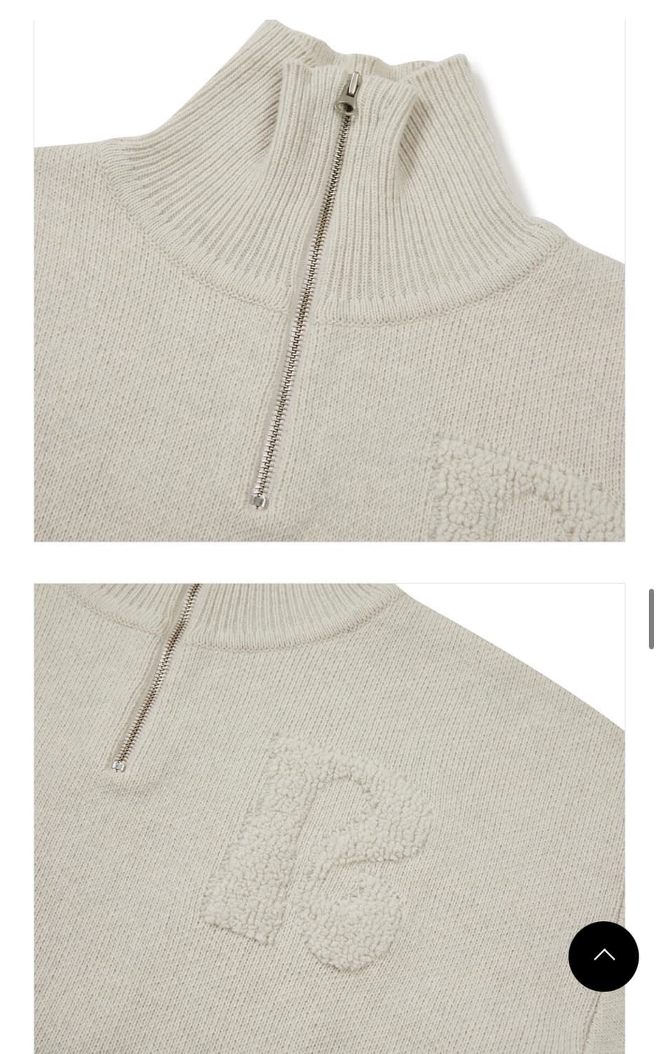 레이브 니트 반집업 상품이미지4