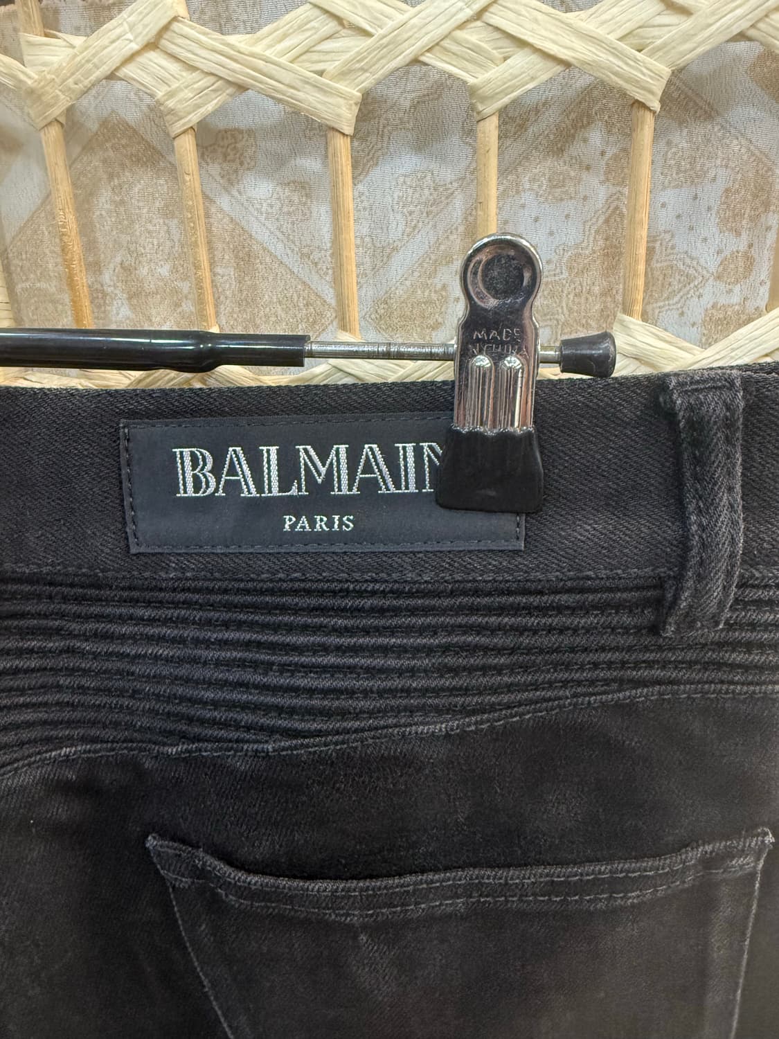 32-33 정품 발망 생지 슬림 바이커바지 팝니다 상품이미지6