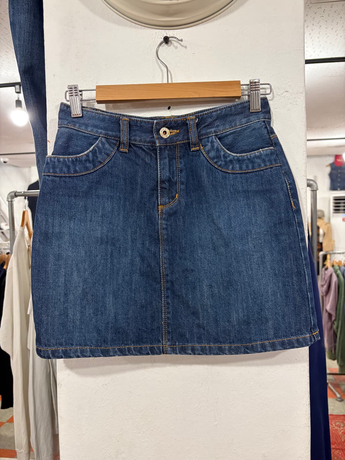 폴로 데님치마 상품이미지1